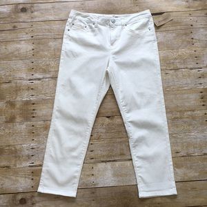 SALE-American Rag White Wash High Rise Cropped Pants